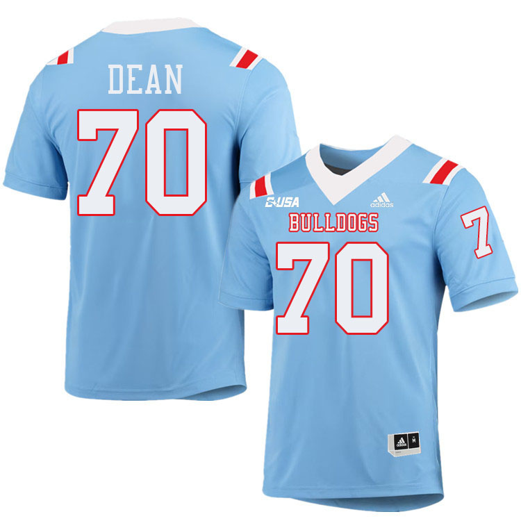 Fred Dean Louisiana Tech Jersey,LA Tech Bulldogs Football Jerseys,Uniforms,Gears-Light Blue